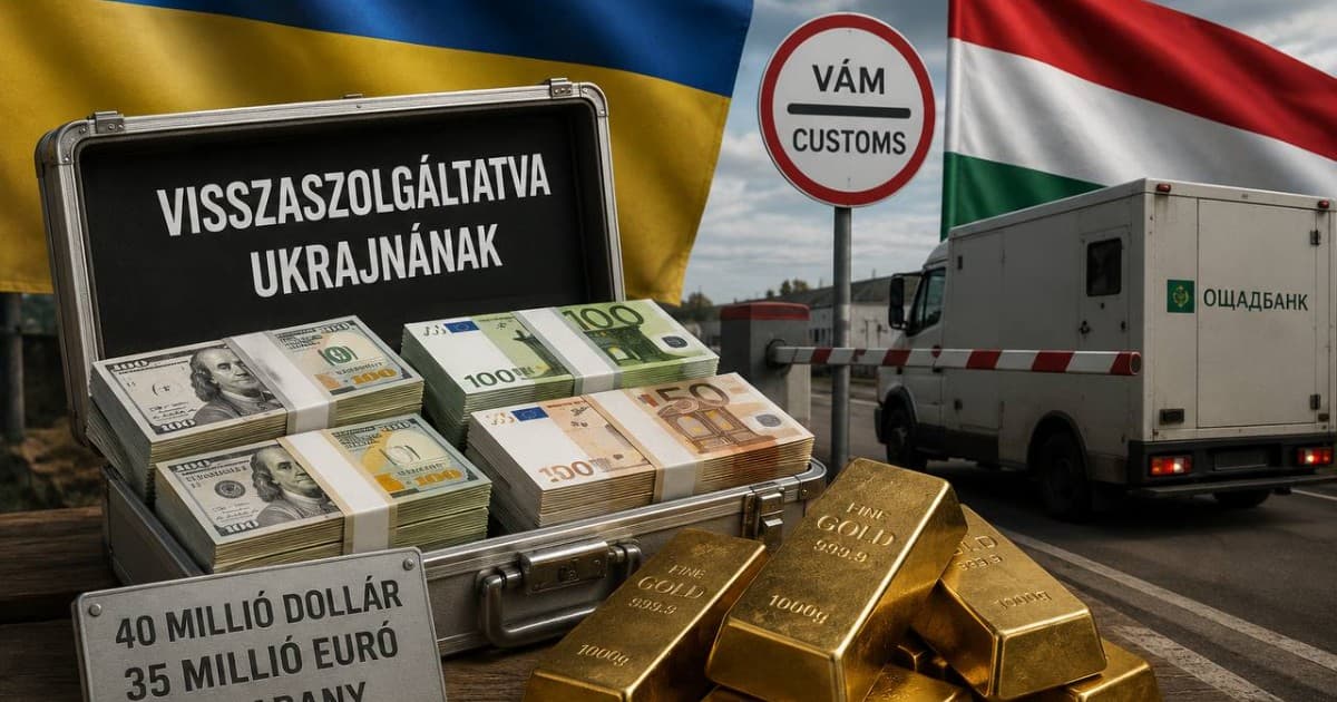 Ukrajna visszakapta a Magyarországon lefoglalt pénzt és aranyat – Zelenszkij bejelentést tett