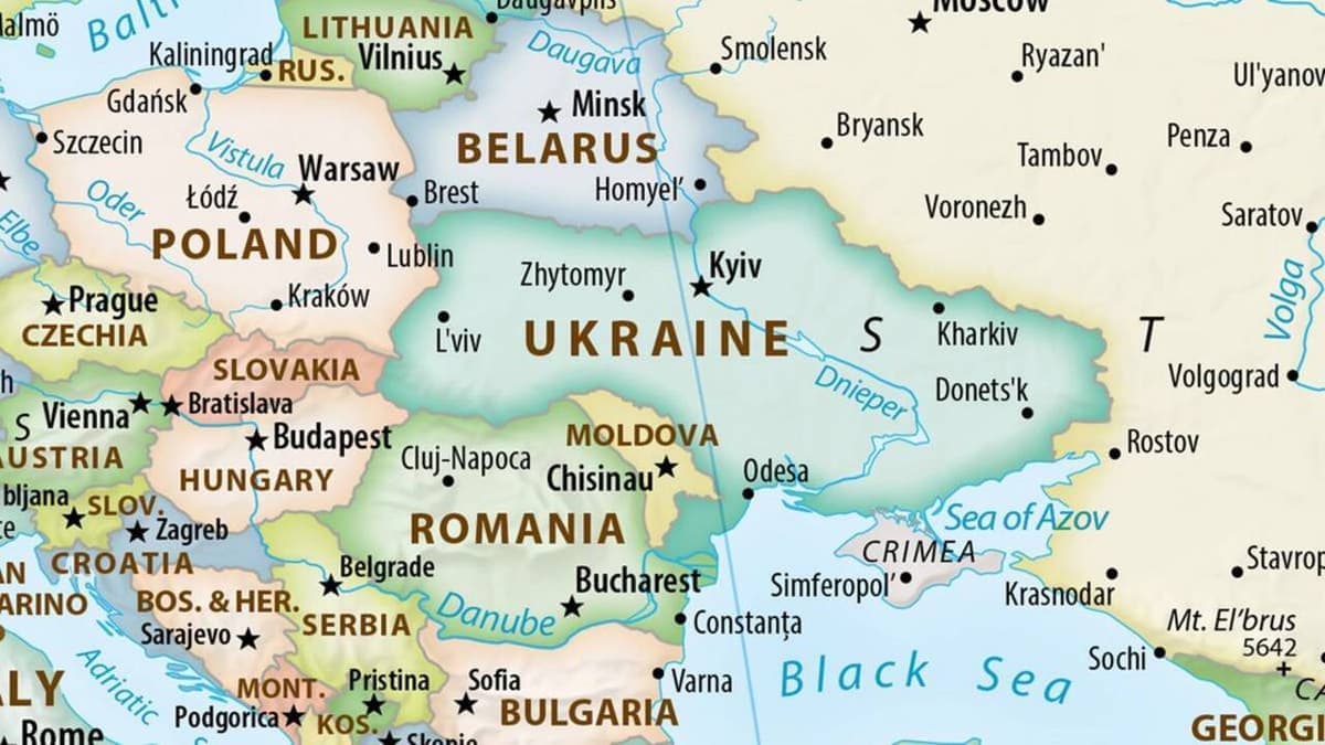 Heves tiltakozás Kijevben az ENSZ új világtérképe miatt a Krím ábrázolása miatt