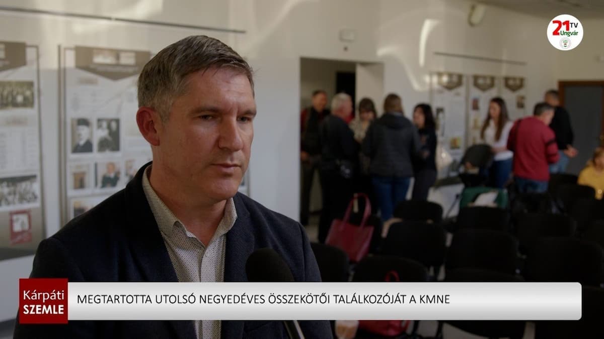 Év végi beszámoló és tapasztalatcsere a KMNE összekötői között