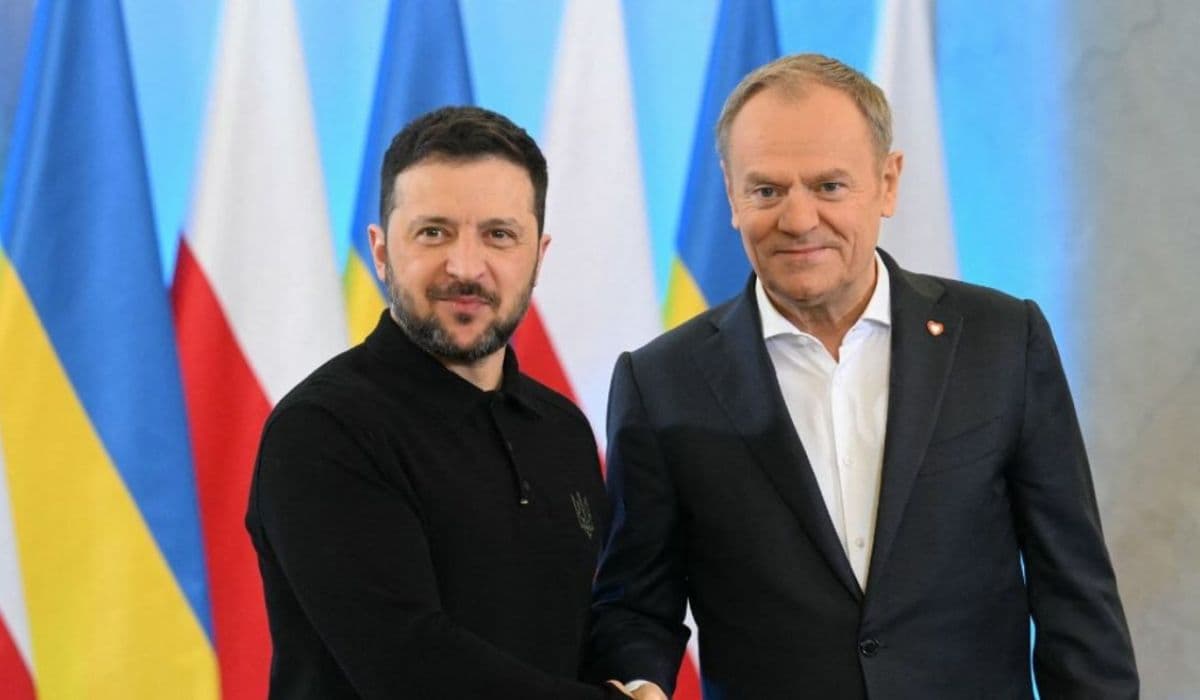 Volodimir Zelenszkij Lublinban tárgyal Donald Tuskkal a feszültségek ellenére