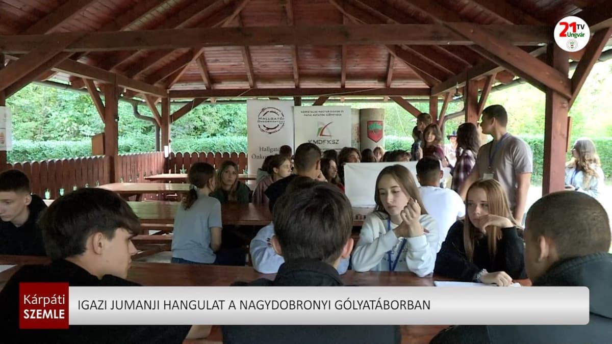 Rekordlétszámmal rajtolt az egyetemi tanév Kárpátalján: gólyatáborban találkoztak az elsősök
