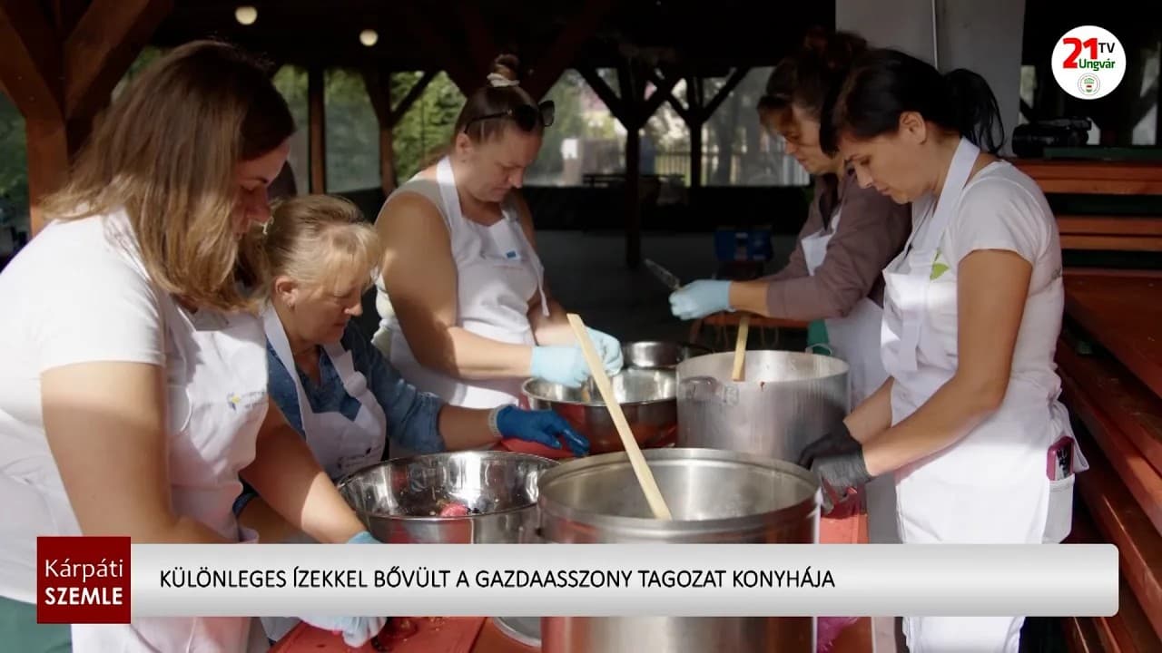 Új ízekkel gazdagodott a Gazdaasszony Tagozat a Nagydobronyi Magyar Házban