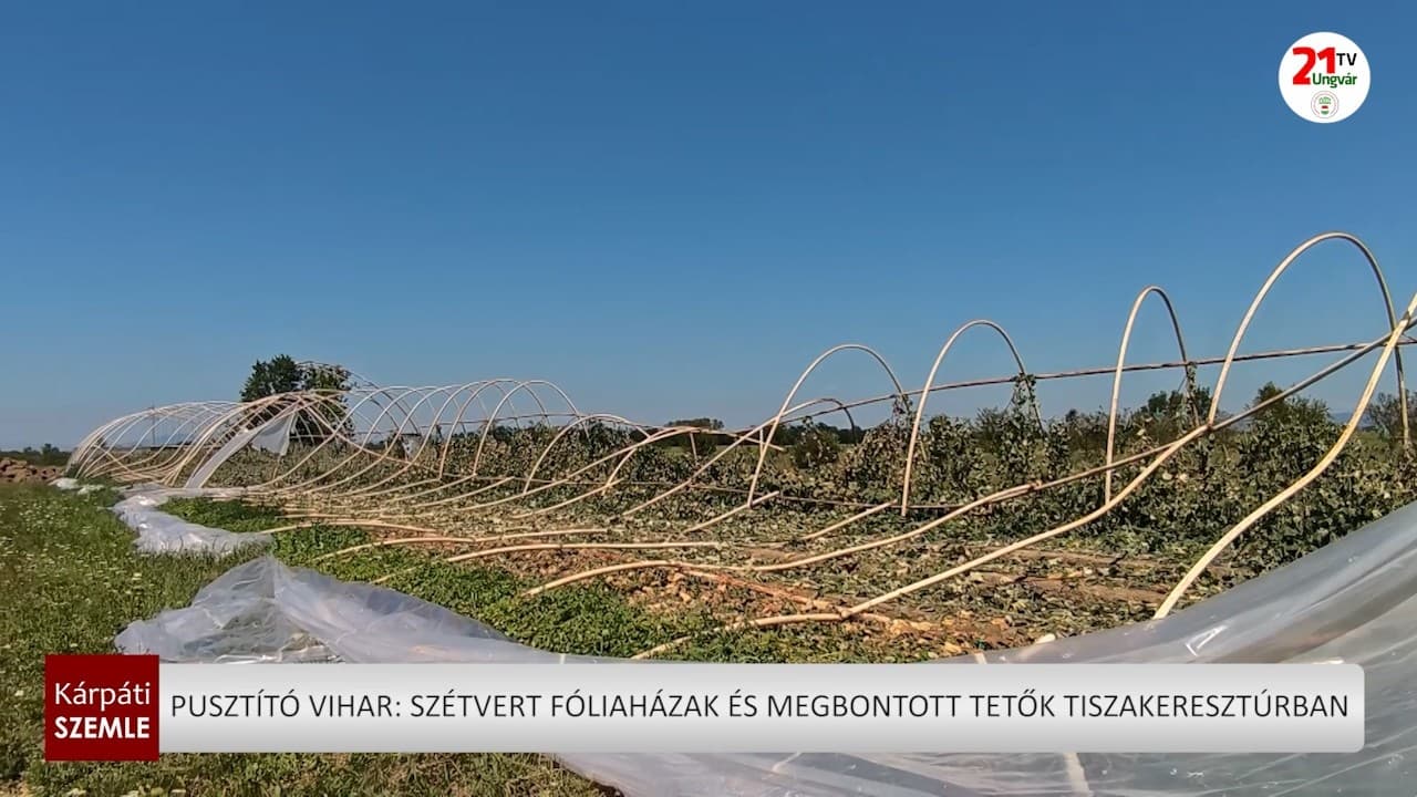 Orkánerejű vihar pusztított Tiszakeresztúrban: tetők rongálódtak meg jelentősen