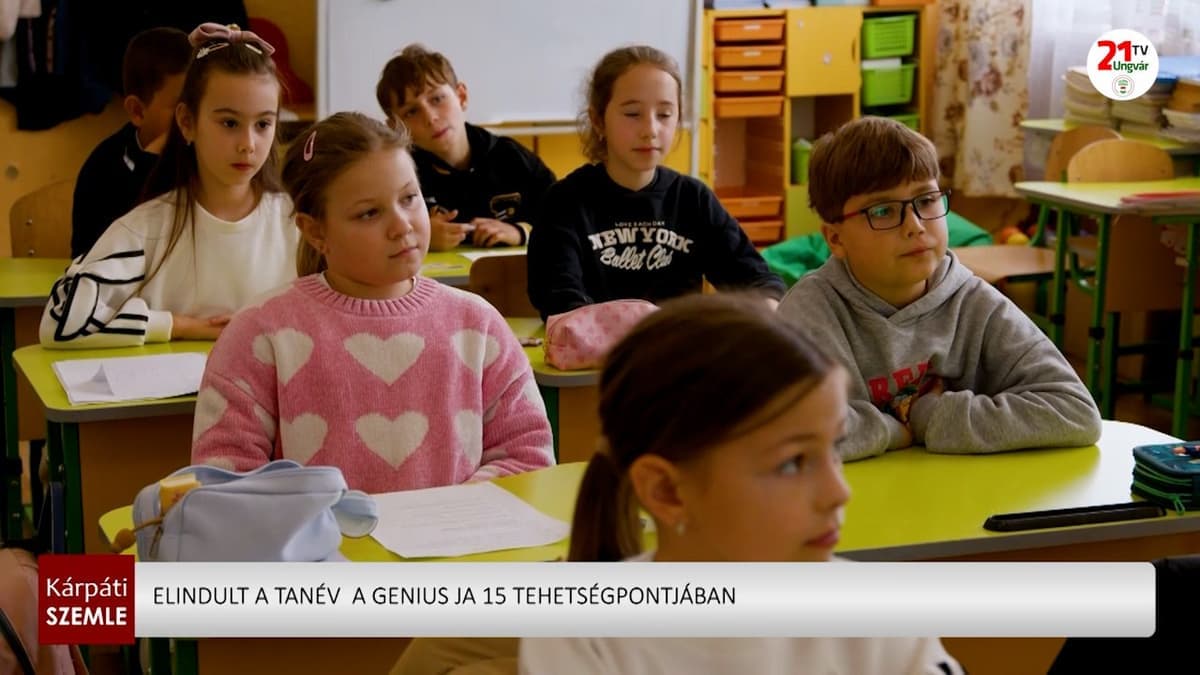Tanévkezdés a GENIUS JA 15 kárpátaljai tehetségpontján