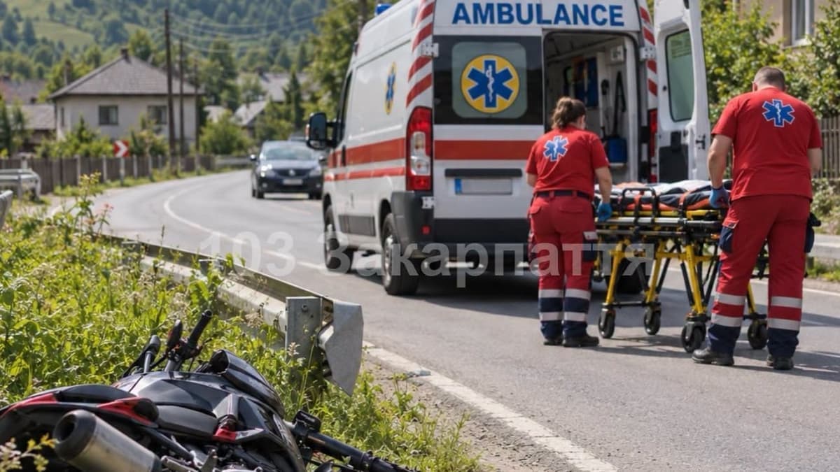 Súlyos motorbaleset Ökörmező közelében: koponyatöréssel szállították kórházba a sérültet