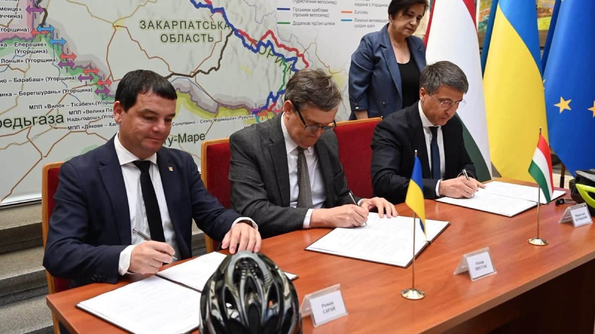 Közös biciklis útfejlesztési megállapodás született Kárpátalja és Magyarország között