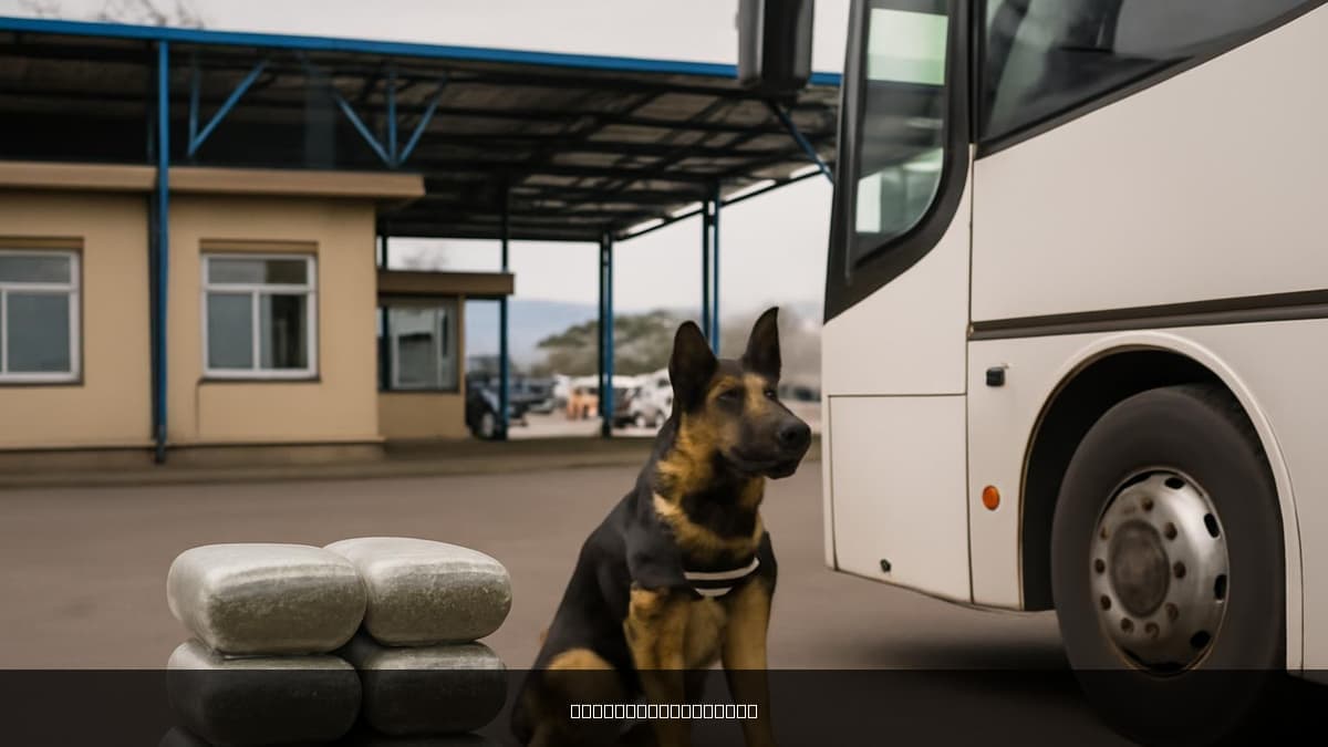 Kábítószergyanús csomagokat találtak Nevetlenfalunál egy visszatérő ukrán autóbuszban