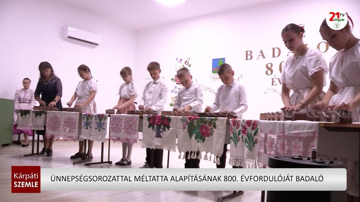 Badaló 800 éves alapítását ünnepelték méltó módon