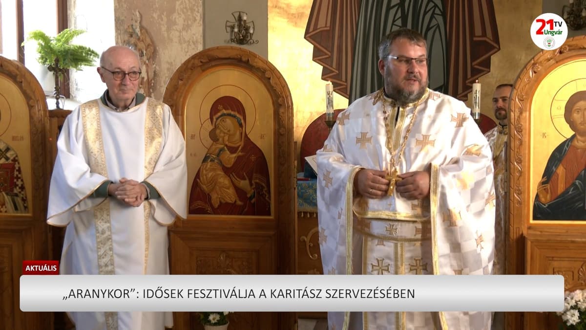 Idősek ünnepe az „Aranyévek” Fesztiválon a Munkácsi Karitásznál