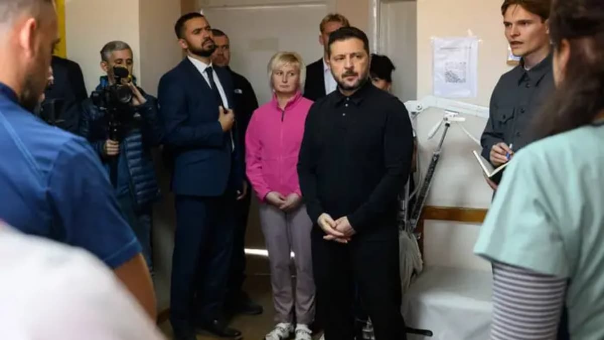 Zelenszkij sürgős felújítást rendelt el Priluki kórházi óvóhelyein