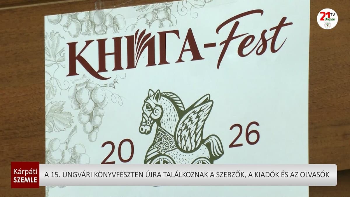 15. Ungvári Könyvfesztivál: Közvetlen beszélgetések az alkotókkal