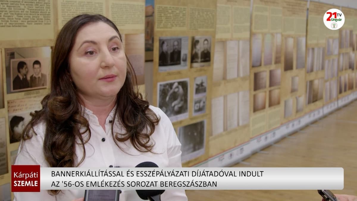 70 éve az 56-os forradalomról Beregszászban: bannerkiállítás és esszépályázat eredményhirdetés