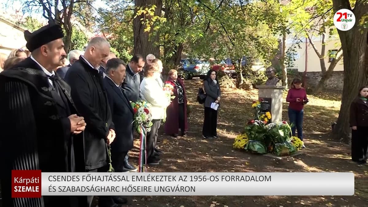 Ungváron megemlékeztek az 1956-os forradalom hőseiről