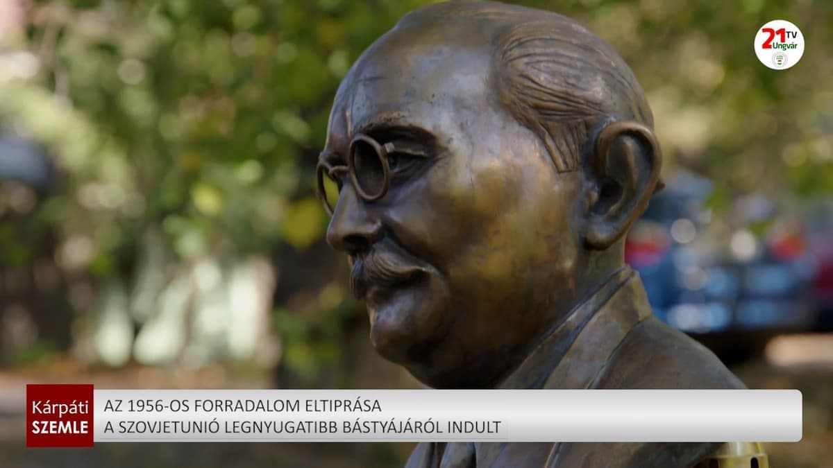 Új Nagy Imre-szoborral gazdagodott a Majdan hősei park Ungváron