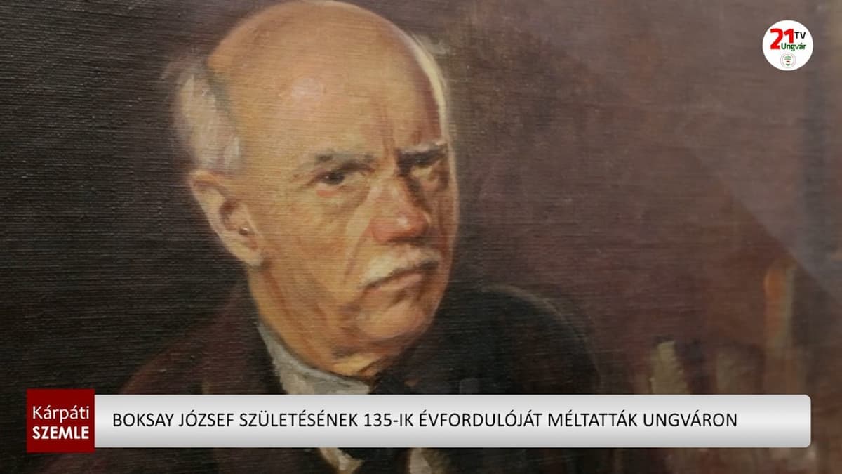 Boksay József művészete előtt tisztelegtek Ungváron