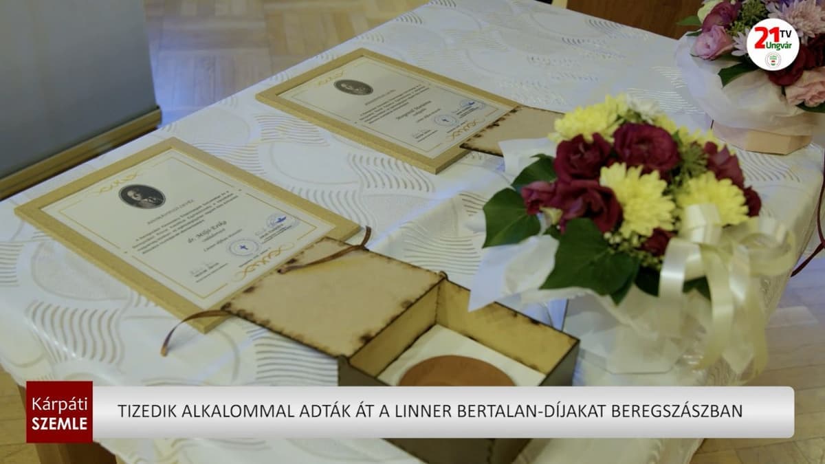 Beregszászban tizedszer adták át a Linner Bertalan-díjakat