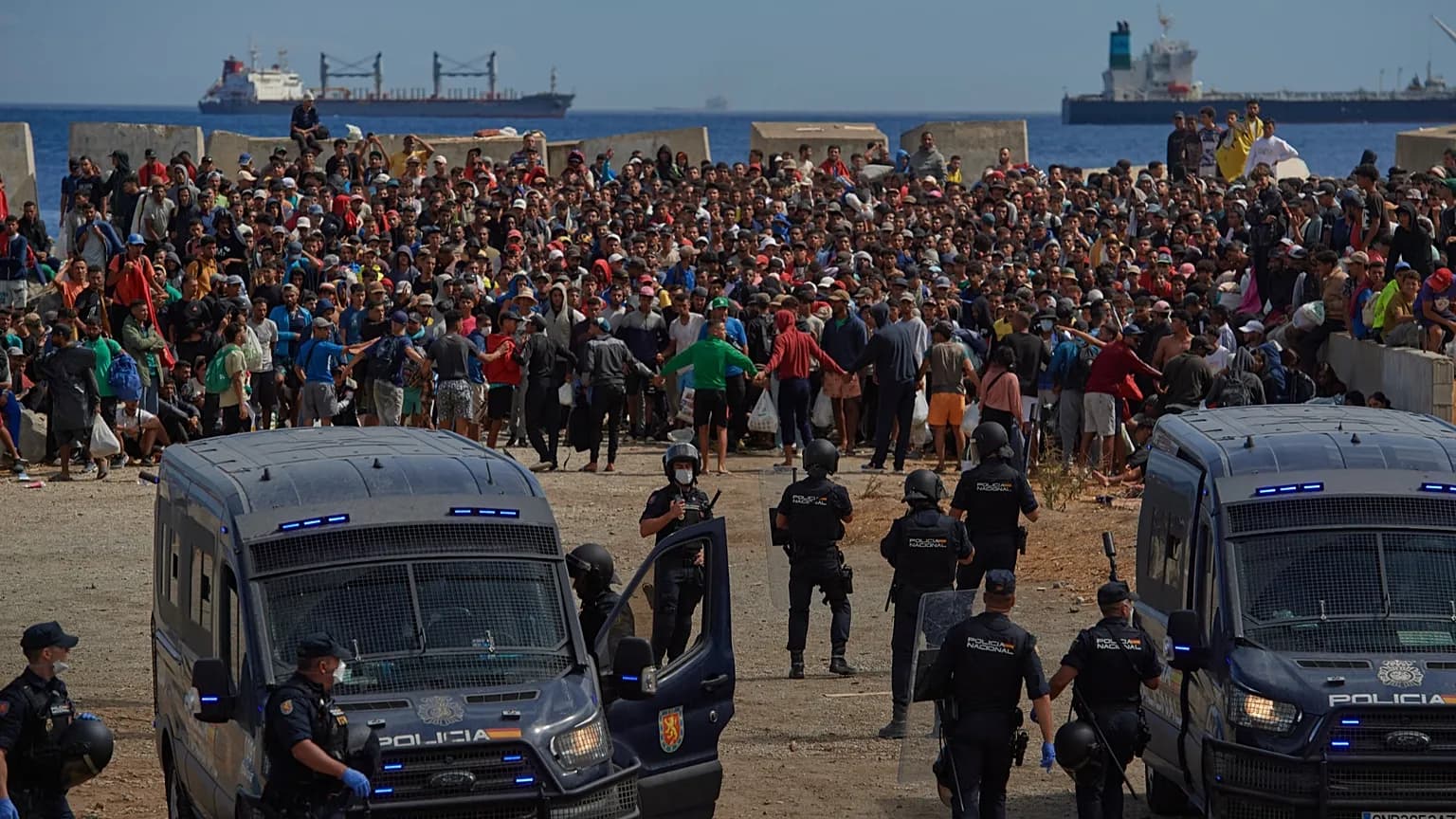 Újabb összecsapások Ceutában a migrációs válság miatt