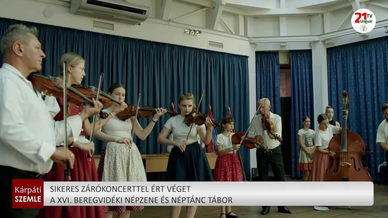 Sikeresen zárult a XVI. Beregvidéki Népzene és Néptánc Tábor a Rákóczi Egyetemen