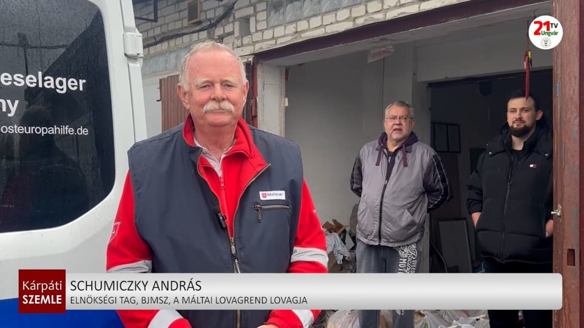 Segélyszállítmány a nyugat-ukrajnai magyarság támogatására a Máltai Szeretetszolgálattól