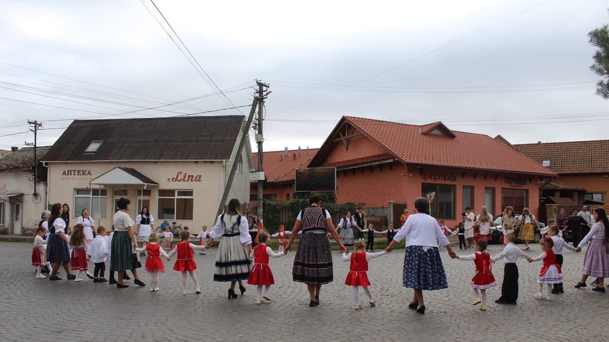 Kaszonyi kistérség óvodásai ünnepelték a szüret hagyományait