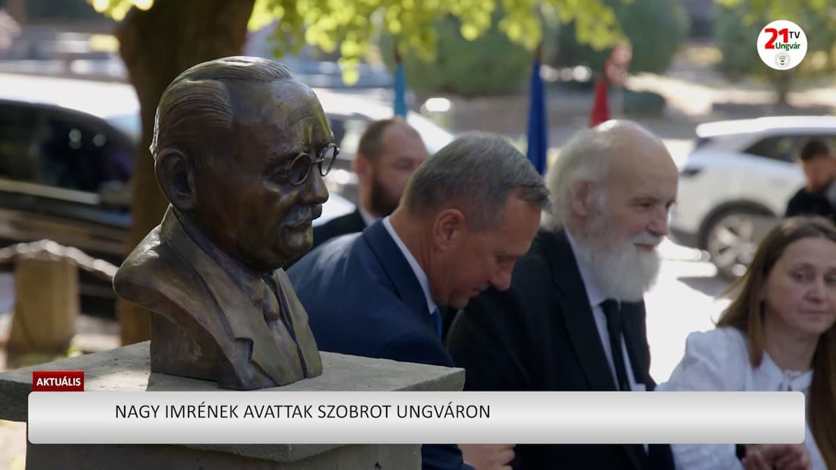 Ungváron avattak szobrot Nagy Imre mártír miniszterelnök tiszteletére
