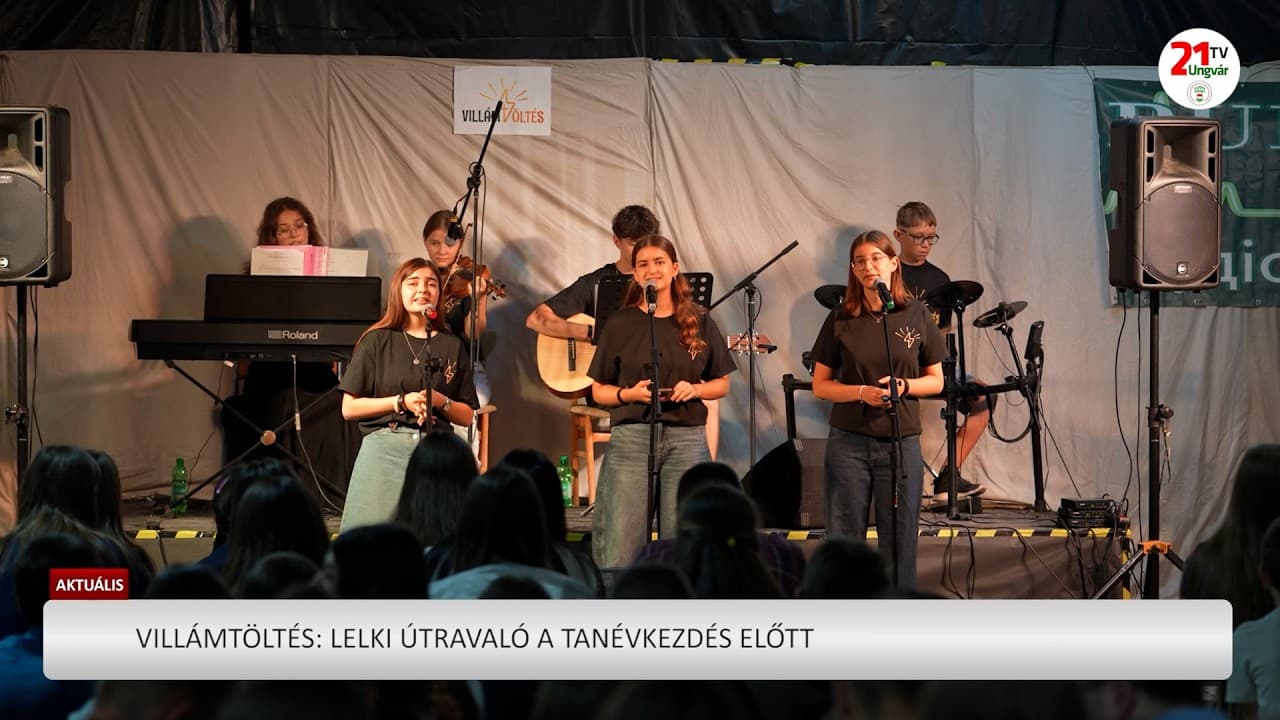 Több száz fiatal vett részt a villámtöltés ifjúsági programon Beregszászban