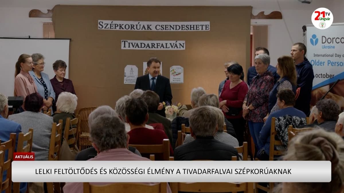 Lelki megújulás és közösségi programok a tivadarfalvai időseknek