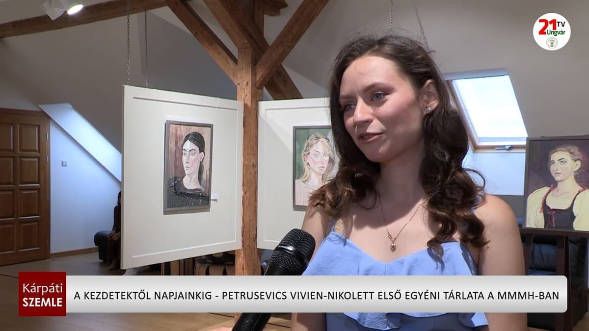 Petrusevics Vivien-Nikolett bemutatja első önálló kiállítását a Munkácsy Mihály Magyar Házban