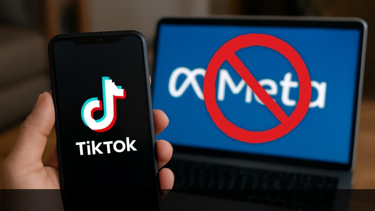 Tiltólistán a TikTok-hirdetések a Meta platformjain