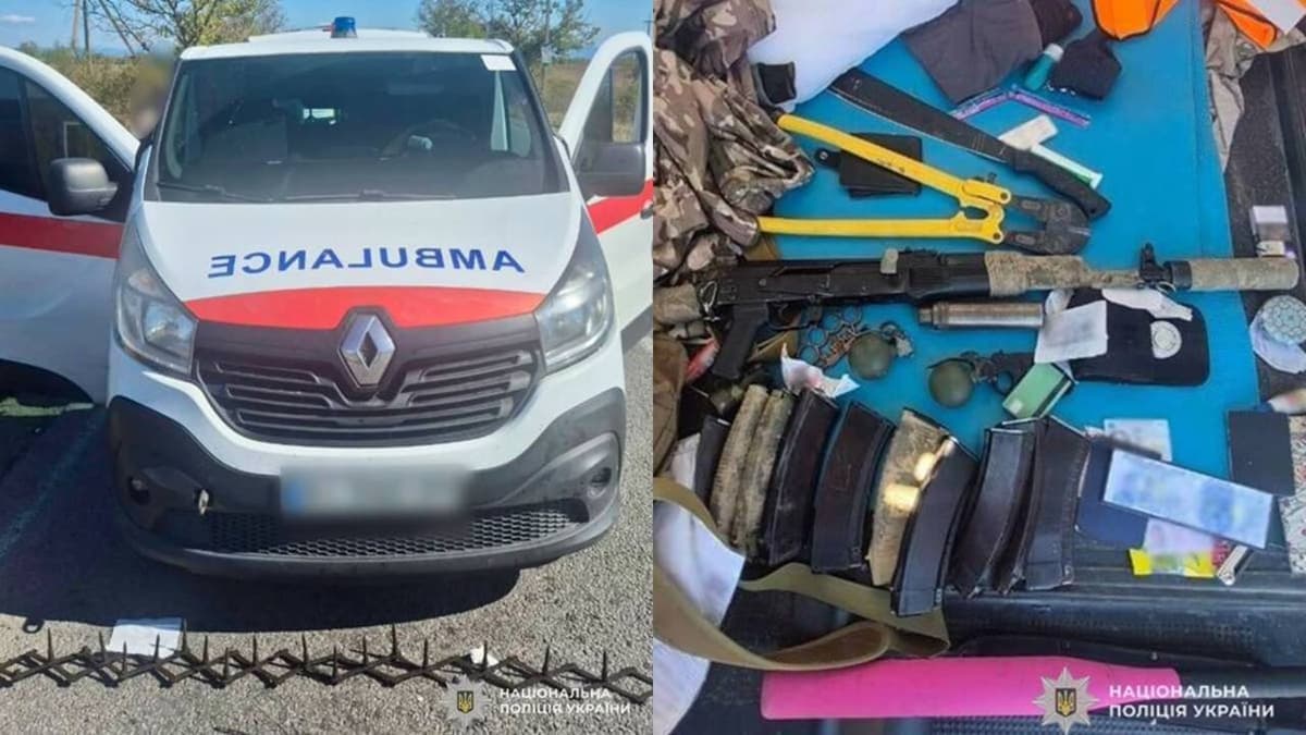 Mentőautónak álcázva próbáltak katonák dezertálni Kárpátalján, fegyvereket is lefoglaltak
