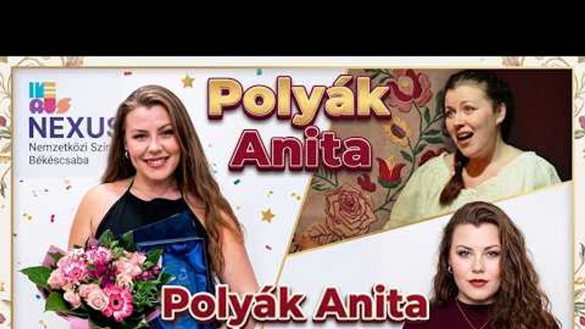 Polyák Anita elnyerte a legjobb női alakítás díját a NEXUS Színházi Fesztiválon