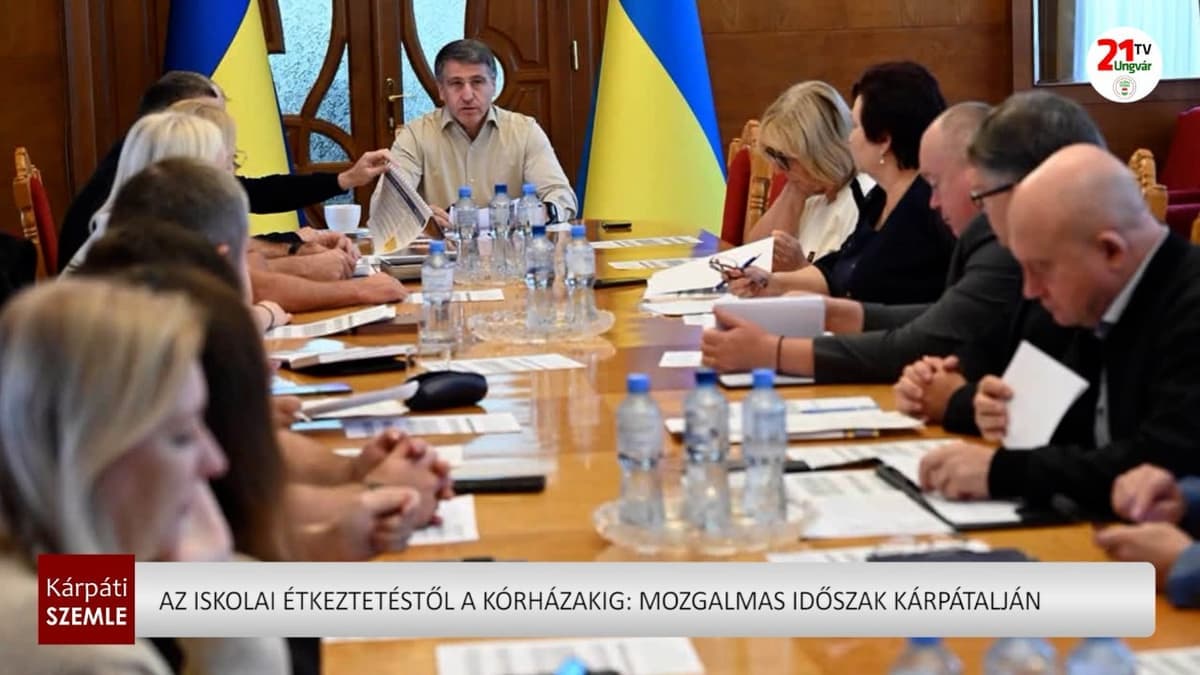 Kárpátalján új lendület az iskolai étkeztetéstől a kórházi ellátásig