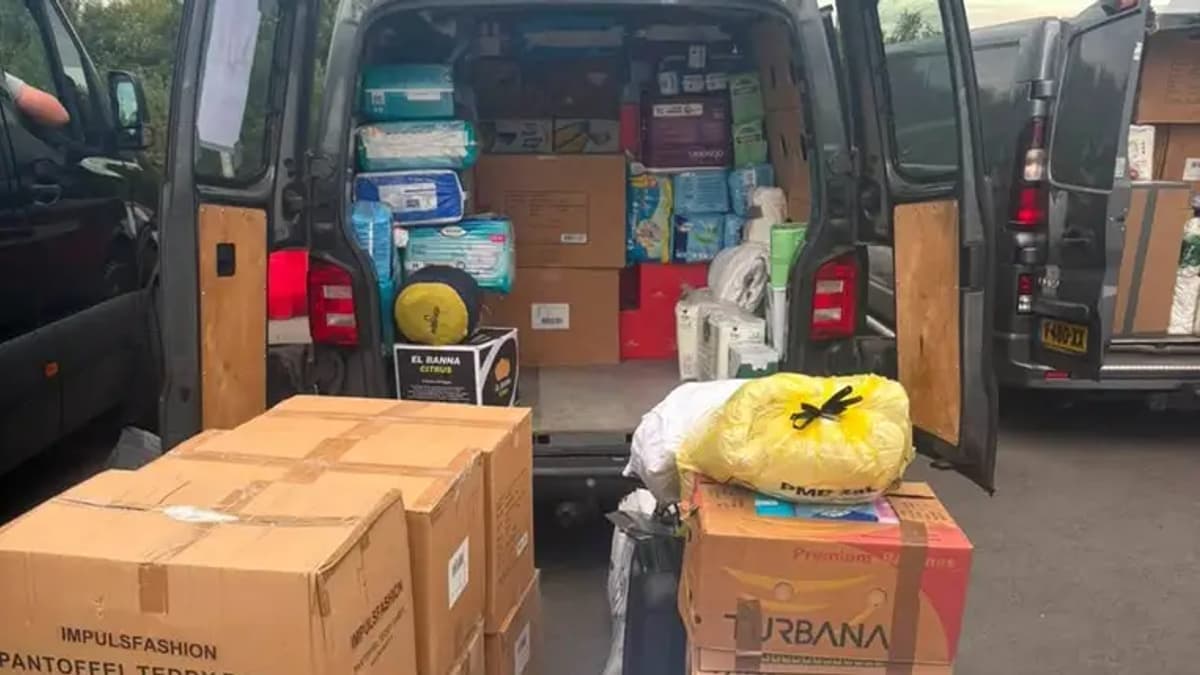 440 kiló új árut rejtettek el egy ukrán humanitárius segélyszállítmányban Asztélynál