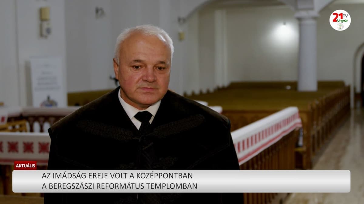 Imádság ereje a beregszászi református templomban a reformáció havában