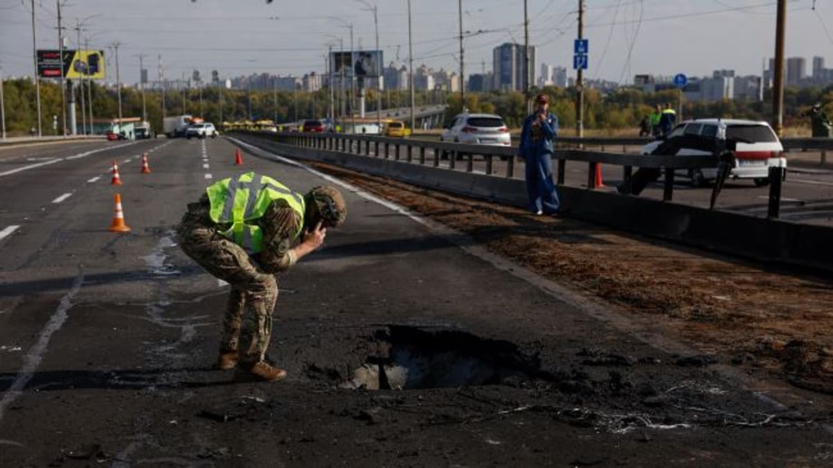 Kijev gyorsan helyreállította az Északi híd drón támadást követő sérüléseit