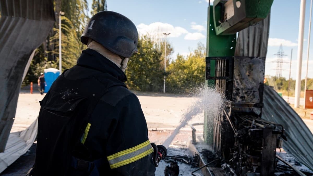 Orosz drónok négy Ukrnafta benzinkutat támadtak a hétvégén