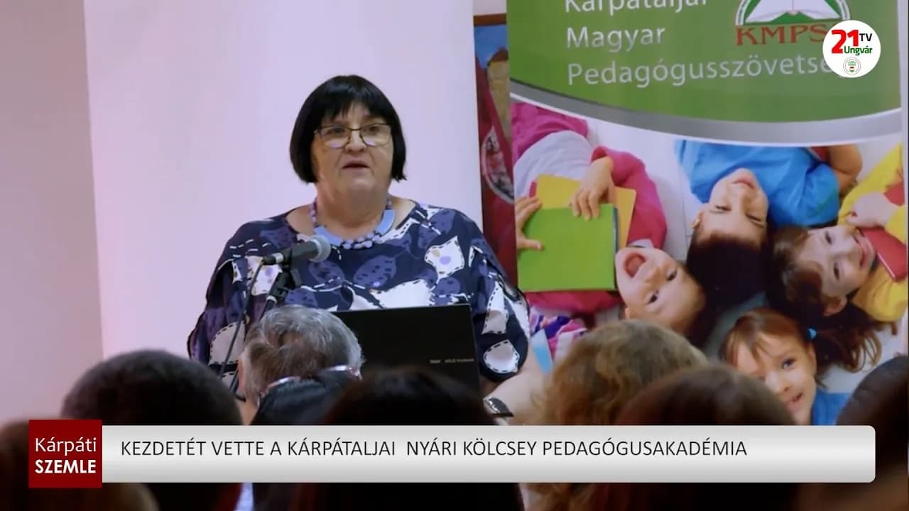 Elkezdődött a XXIV. Kárpátaljai Nyári Kölcsey Pedagógusakadémia a Rákóczi Egyetemen