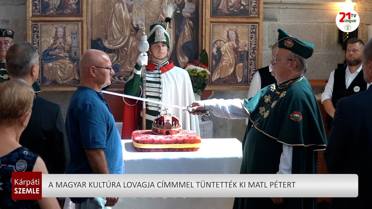 Matl Pétert a Magyar Kultúra Lovagjává avatták Füzér Várában