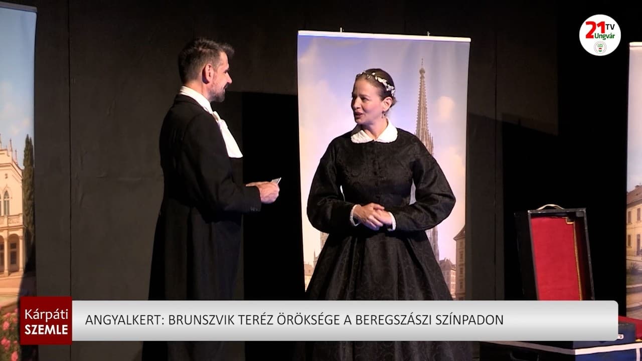 Brunszvik Teréz életműve az Angyalkert című előadásban a beregszászi színpadon