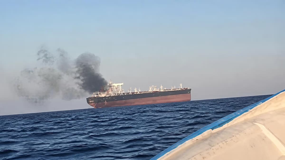 Tanker lángolt fel a Hormuzi-szorosban az IRGC szerint