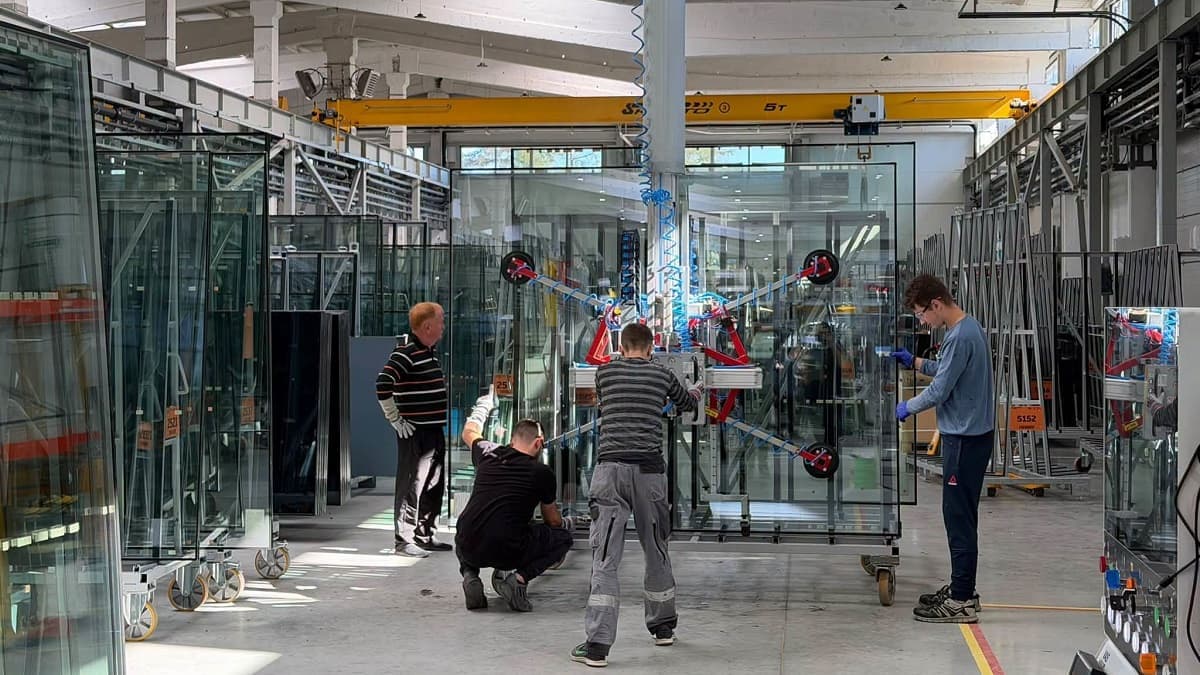 Új hőszigetelő üveggyár kezdte meg működését Szolyván