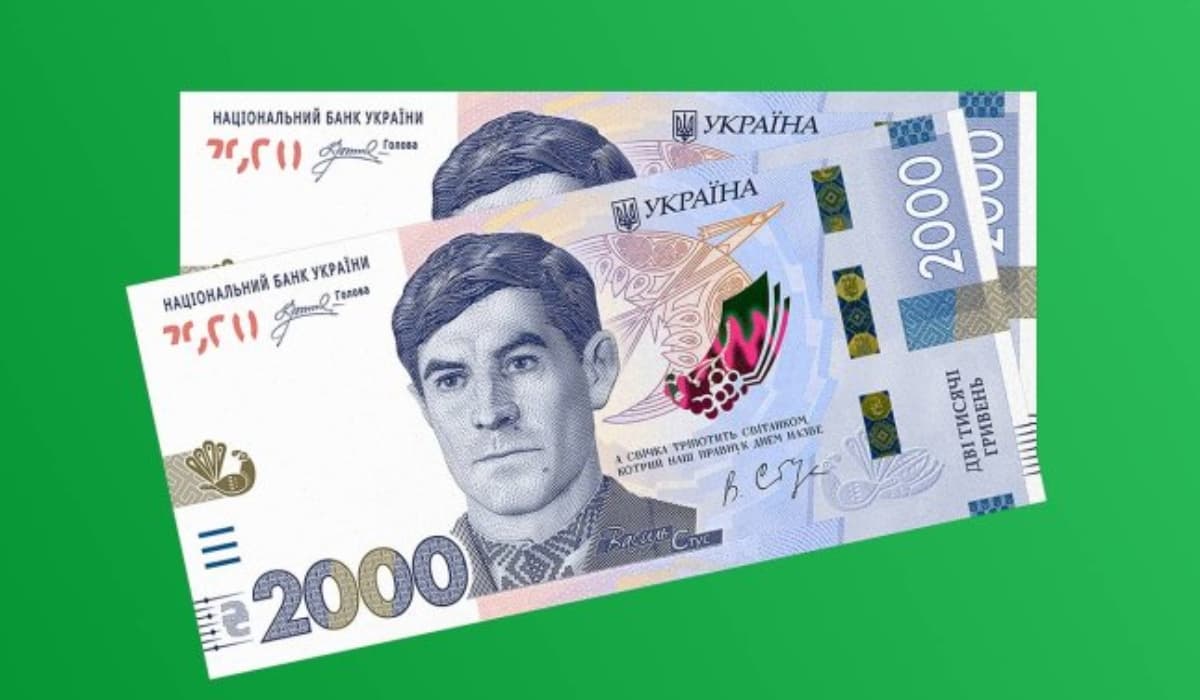 Szeptembertől forgalomban az új 2000 hrivnyás bankjegy Ukrajnában