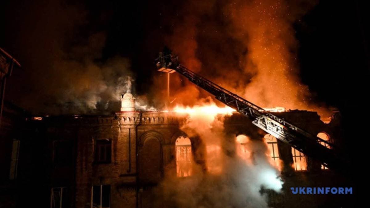 Orosz légicsapás súlyosan megrongálta a Zaporizzsjai Nemzeti Egyetem épületét