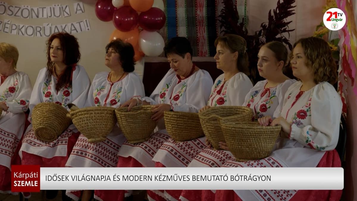 Idősek Világnapja Bótrágyon: hagyományőrzés és kézműves bemutató