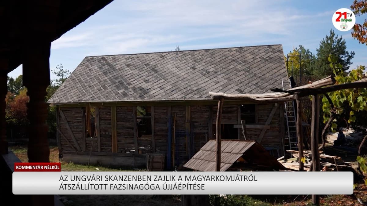 Újjáépül a magyarkomjáti fazsinagóga az ungvári skanzenben