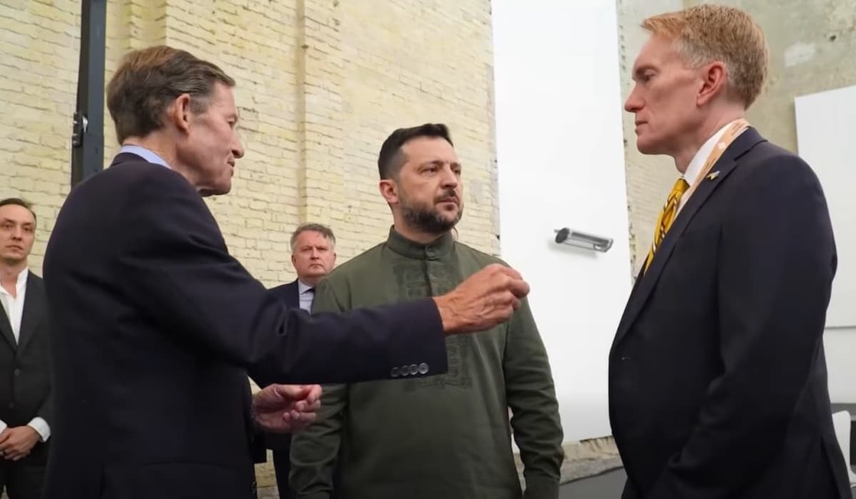 Zelenszkij az amerikai szenátorokkal egyeztetett a kijevi Nemzeti Ima-reggelin
