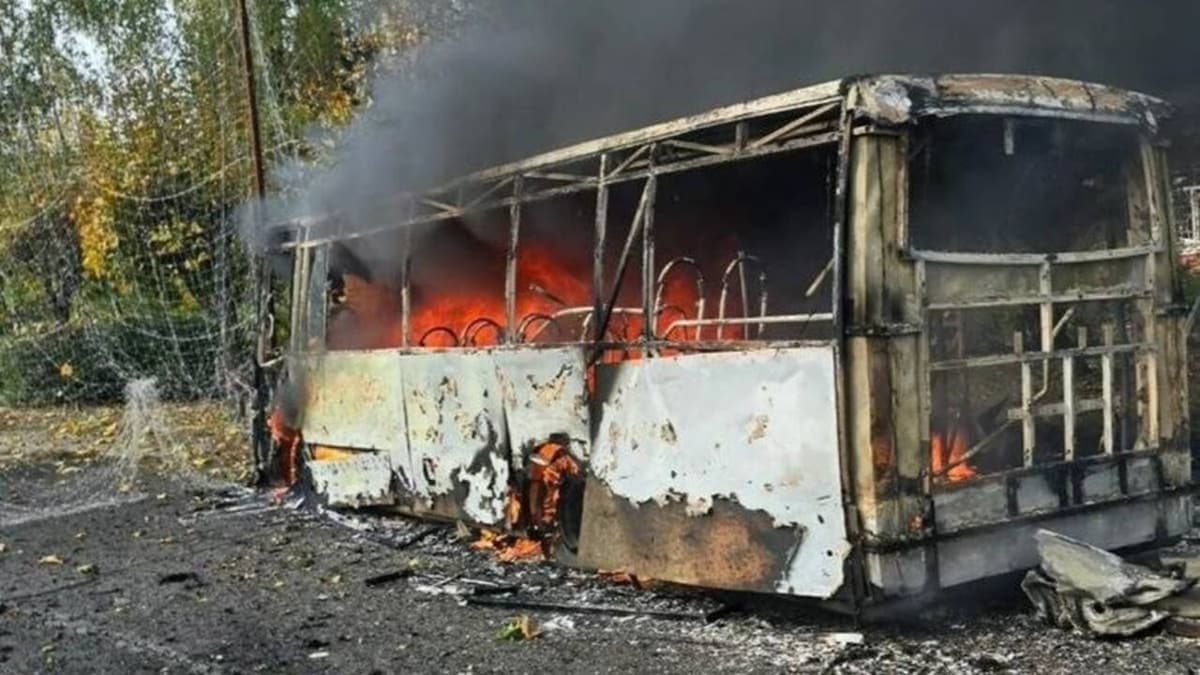 Halálos orosz csapás menetrendszerinti buszra Kramatorszkban