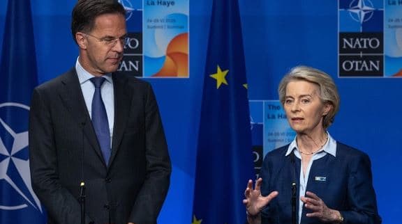 Feszített tempójú egyeztetés az EU és a NATO védelemről Rutte és Von der Leyen között