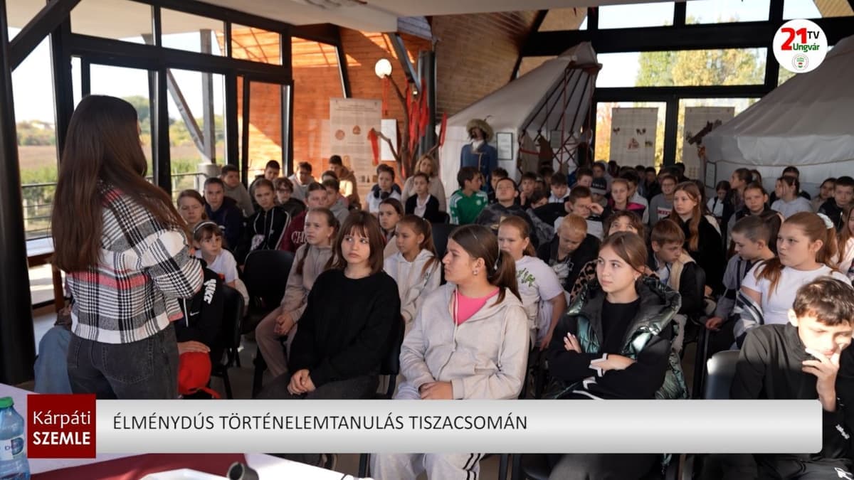 Interaktív történelemóra Tiszacsomán: honfoglaló hagyományok élményszerű megismerése