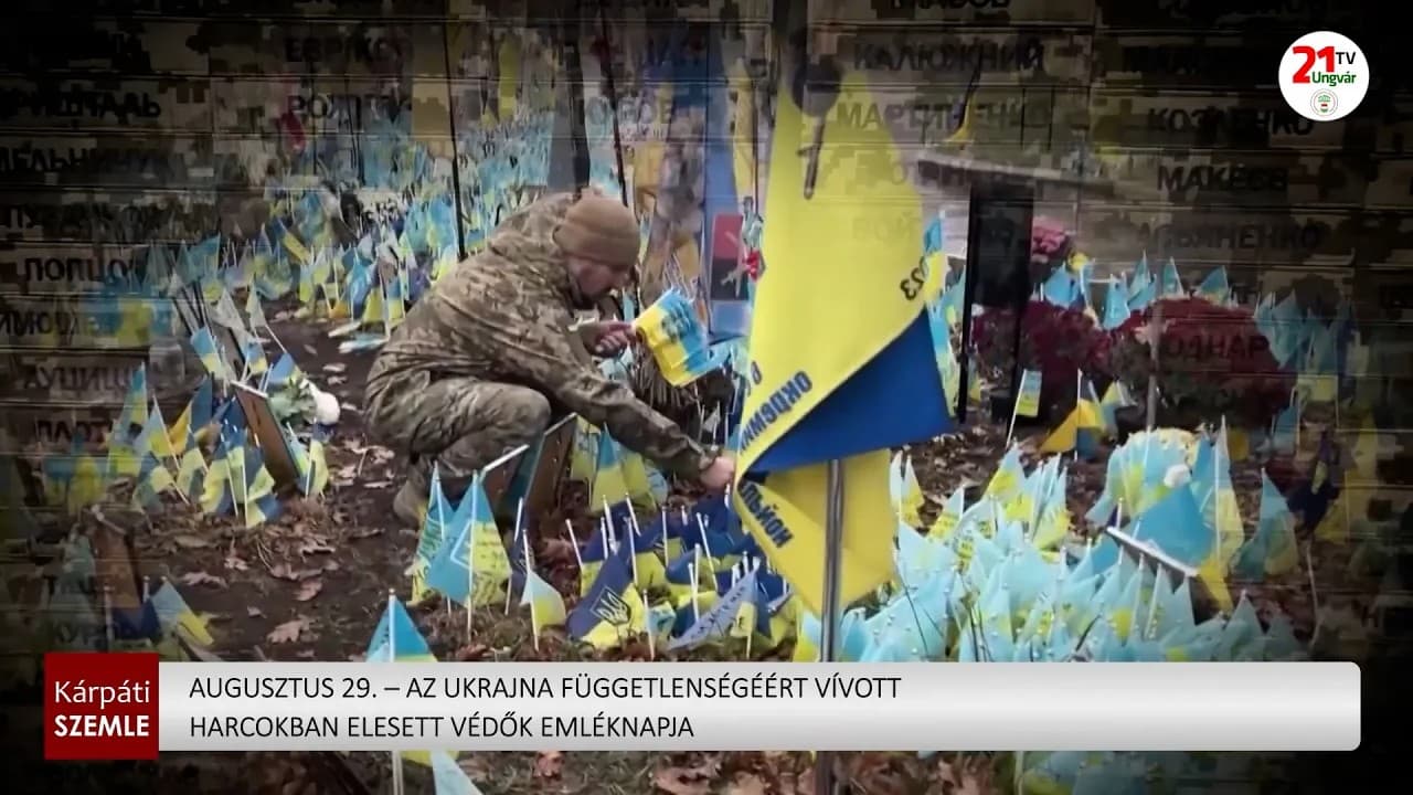 Az elesett ukrán védők hősi emléknapja augusztus 29-én